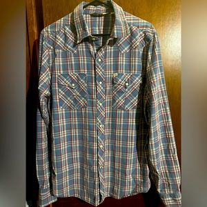 Salt Valley Western - Pearl Snap Shirt - L